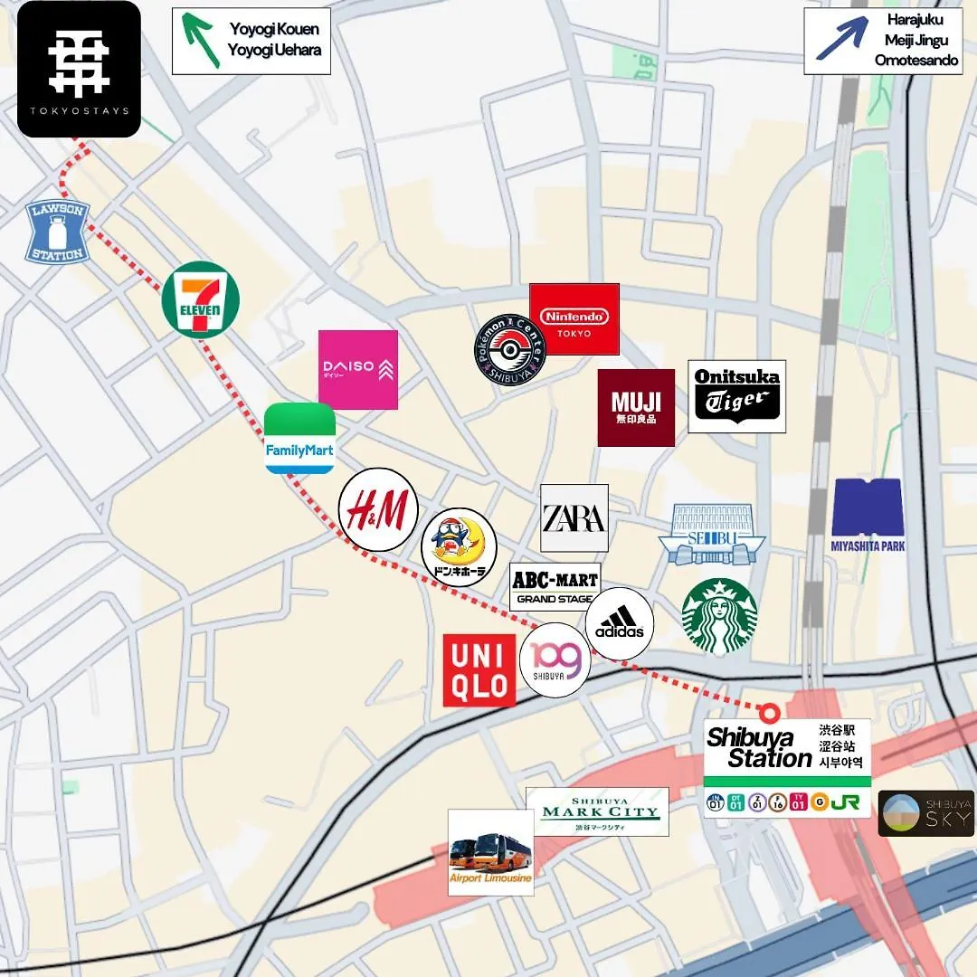 شقة New! Shibuya Square Prime Unit, Heart Of Tokyo! اليابان